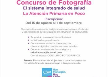 LA COSTA: Continúa la inscripción al Concurso de Fotografía para todos los trabajadores y trabajadoras de Salud