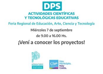 LA COSTA: El Partido de La Costa será sede de la Feria Regional de Educación, Arte, Ciencia y Tecnología