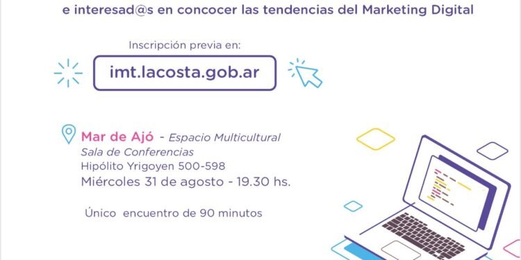 LA COSTA: Está abierta la inscripción para la Masterclass sobre Marketing Digital