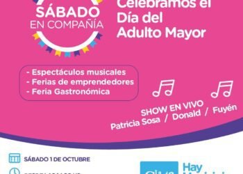 LA COSTA: Se viene un «Sábado en compañía» para la celebración del Día del Adulto Mayor en La Costa