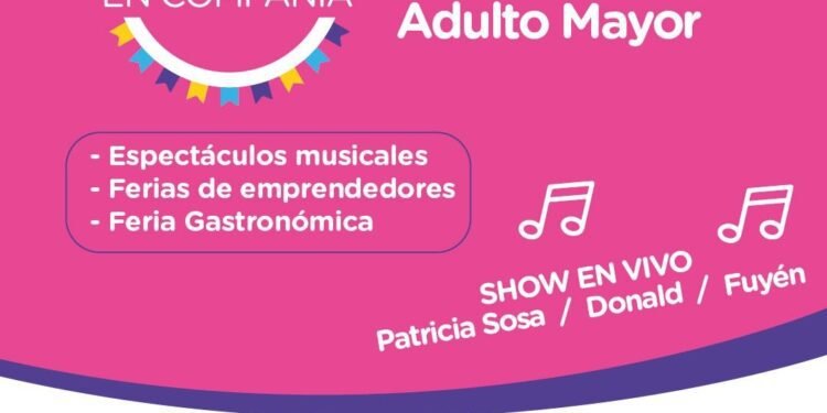 LA COSTA: Se viene un «Sábado en compañía» para la celebración del Día del Adulto Mayor en La Costa