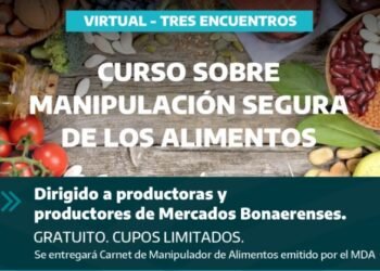 LA COSTA: Se realizará un curso virtual y gratuito sobre manipulación segura de los alimentos