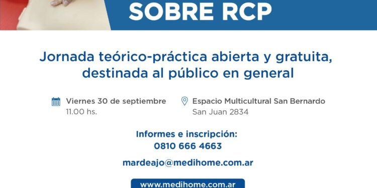 SAN BERNARDO: La Municipalidad y Fundación Medihome brindarán un curso de RCP abierto a toda la comunidad
