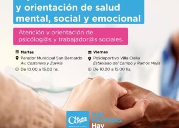 LA COSTA: Se ofrece un espacio de consulta y orientación de salud mental, social y emocional