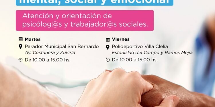 LA COSTA: Se ofrece un espacio de consulta y orientación de salud mental, social y emocional