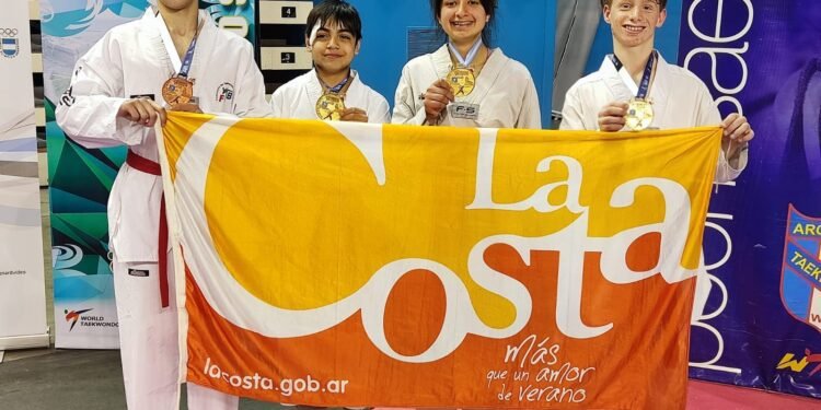 LA COSTA: Excelente actuación del Seleccionado Municipal de Taekwondo en la 6ª edición del Argentina Open