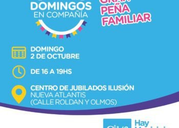 LA COSTA: La peña familiar “Domingos en compañía” se podrá disfrutar en Nueva Atlantis