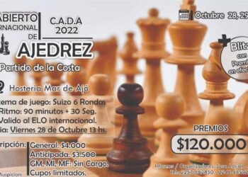 LA COSTA: El Partido de La Costa será sede este fin de semana del IV Abierto Internacional de Ajedrez