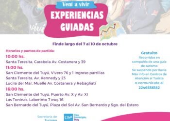 El fin de semana largo se podrá disfrutar de Experiencias Guiadas gratuitas en La Costa