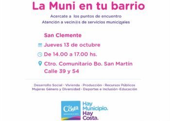 LA COSTA: «La Muni en tu barrio» llega este jueves a San Clemente