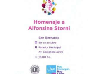 LA COSTA: Este domingo se realizará un homenaje a Alfonsina Storni en el Parador Municipal de San Bernardo
