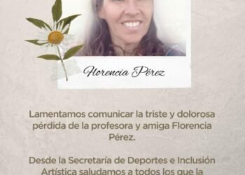 LA COSTA: Condolencias por el fallecimiento de Florencia Pérez, profesora de la Escuela Municipal de Vóley
