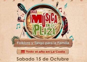 SAN CLEMENTE: Se viene una nueva tarde de folclore y tango con el ciclo “Música en la Plaza” en San Clemente