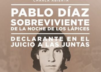 LA COSTA: Pablo Díaz, sobreviviente de La Noche de los Lápices, brindará una charla abierta en La Costa