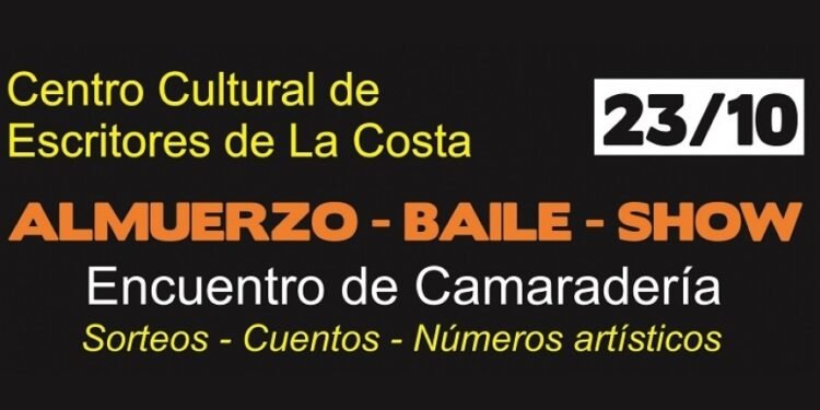 LA COSTA: Escritores costeros llevarán a cabo un encuentro de camaradería en Santa Teresita