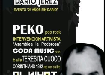 LA COSTA: 21 años de la desaparición de Darío Jerez: movilización, acto y expresiones artísticas en Santa Teresita