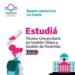 LA COSTA: Hasta el lunes 21 continúa abierta la pre inscripción para cursar la Tecnicatura Universitaria en Gestión Clínica y Gestión de Pacientes