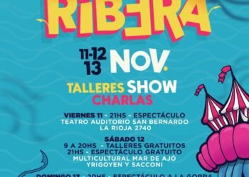 MAR DE AJO, SAN BERNARDO Y SANTA TERESITA, En noviembre llega al Partido de La Costa la 5ª edición del Festival de Circo RiBera