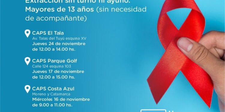 LA COSTA: Jornadas de testeos rápidos de VIH y Sífilis en el Partido de La Costa