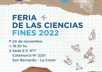 SAN BERNARDO: Este jueves se realizará la Feria de las Ciencias FinEs 2022 en la Escuela Primaria N° 7 de San Bernardo