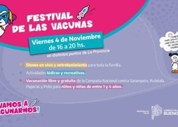 MAR DE AJO: Llega el “Festival de las Vacunas” para potenciar la campaña contra el sarampión, rubéola, paperas y poliomielitis