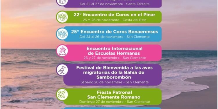 LA COSTA: Se viene otro fin de semana con una agenda cargada de actividades en el Partido de La Costa