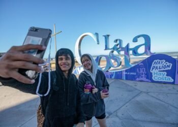 MAR DE AJO: Los logos de La Costa ya están listos para festejar los goles de Lionel Messi en el Mundial de Qatar 2022