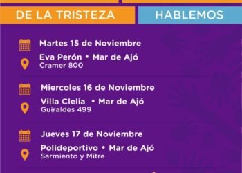 ZONA SUR: El equipo de Salud Mental de la Municipalidad de La Costa recorre los barrios con charlas abiertas a la comunidad