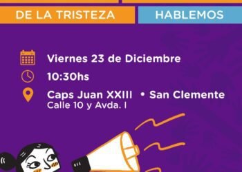 SAN CLEMENTE: Este viernes se llevará a cabo una charla de salud mental en San Clemente