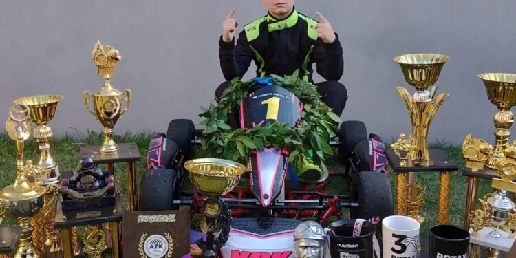 LA COSTA: El pequeño costero Patricio Rocca se consagró campeón del Karting del Atlántico