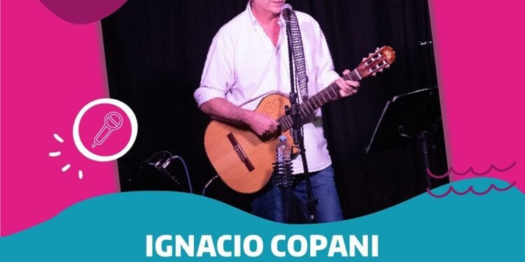 Ignacio Copani brindará dos recitales en febrero: el jueves en Mar de Ajó y el sábado en Las Toninas