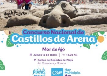 Comienza la edición 2023 del Concurso Nacional de Castillos de Arena