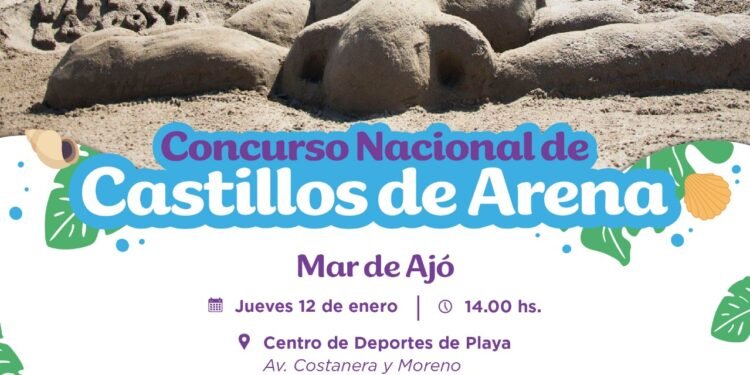 Comienza la edición 2023 del Concurso Nacional de Castillos de Arena