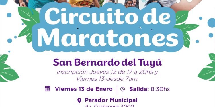 Este viernes vuelve el clásico Circuito de Maratones La Costa Corre 2023