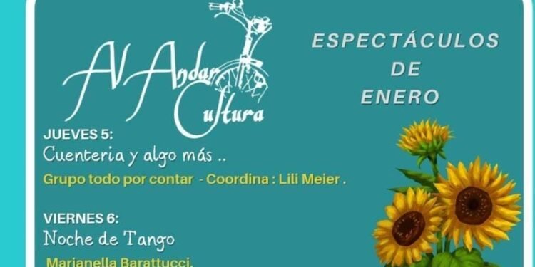 La cartelera de espectáculos de «Al Andar Cultura» en Santa Teresita para enero
