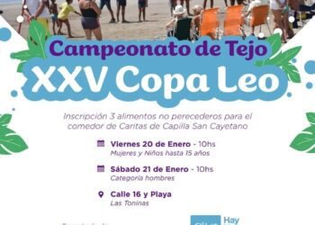 Se viene la XXV edición de la Copa Leo de Tejo en las playas de Las Toninas