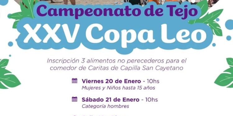 Se viene la XXV edición de la Copa Leo de Tejo en las playas de Las Toninas