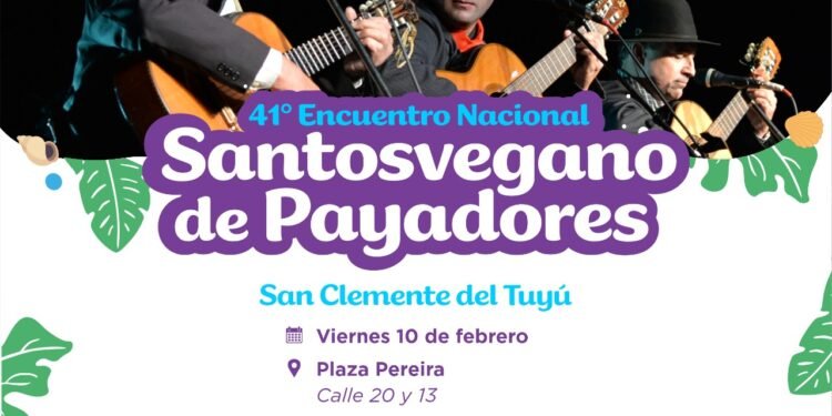 San Clemente recibirá en febrero la 41ª edición del Encuentro Santosvegano de Payadores