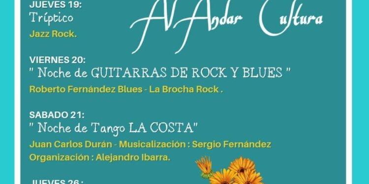 SANTA TERESITA: Durante enero continúan los espectáculos artísticos en «Al Andar Cultura” en Santa Teresita