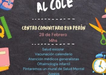 «Vuelta al cole»: con atención médica, vacunación y juegos se realizará una jornada por el inicio del ciclo lectivo