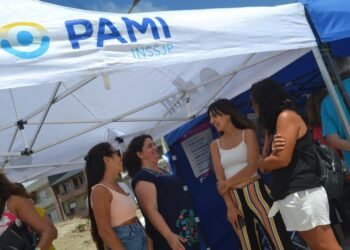 Comenzó el programa “Playa Pami” con actividades para los adultos y adultas mayores