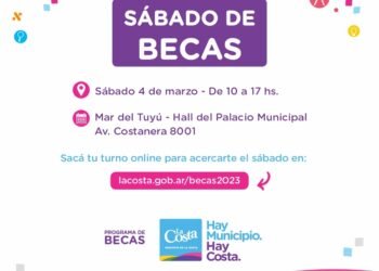 Este sábado 4 de marzo se realizará una jornada especial para sumarse al Programa Municipal de Becas