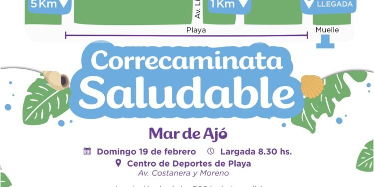 Se realizará una Correcaminata para promover la práctica saludable del deporte