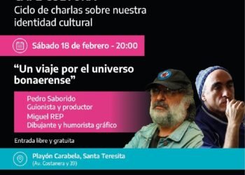Este sábado se presenta el ciclo Café Cultura con Pedro Saborido y REP en Santa Teresita