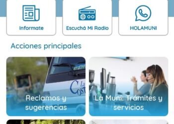 El intendente Cardozo presentó la aplicación gratuita Mi Costa para vecinos, vecinas y visitantes