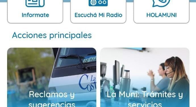 El intendente Cardozo presentó la aplicación gratuita Mi Costa para vecinos, vecinas y visitantes