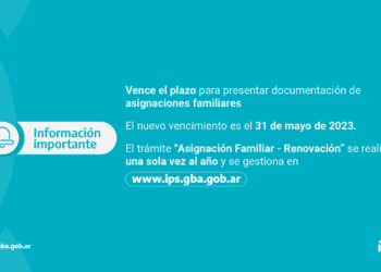 SE VENCE EL PLAZO PARA RENOVAR ASIGNACIONES FAMILIARES EN EL IPS