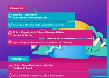 EL BIBLIOMÓVIL CONTINÚA SU RECORRIDO POR EL PARTIDO DE LA COSTA