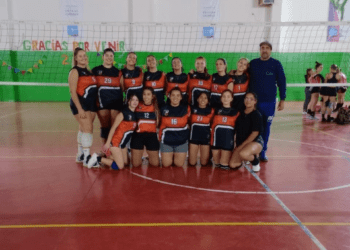 Los seleccionados municipales de vóley comenzaron con puntaje ideal en la Liga Regional Atlántica