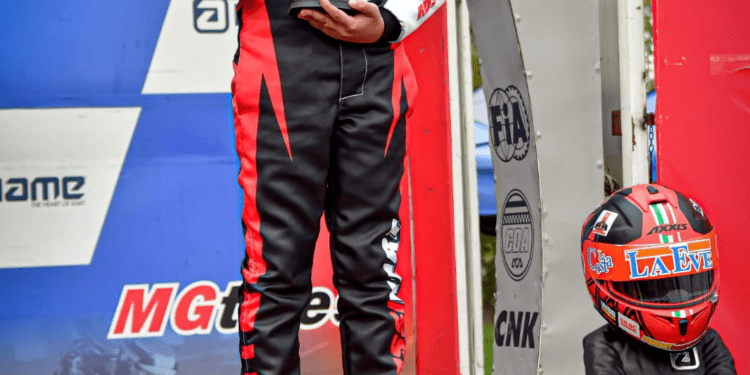 Dino Palmarochi subió al podio en la 3ª fecha del Campeonato Nacional Champion Cup de Karting